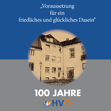 100 Jahre Wohnungsbaugenossenschaft Heimstättenverein Osnabrück. Titelbild